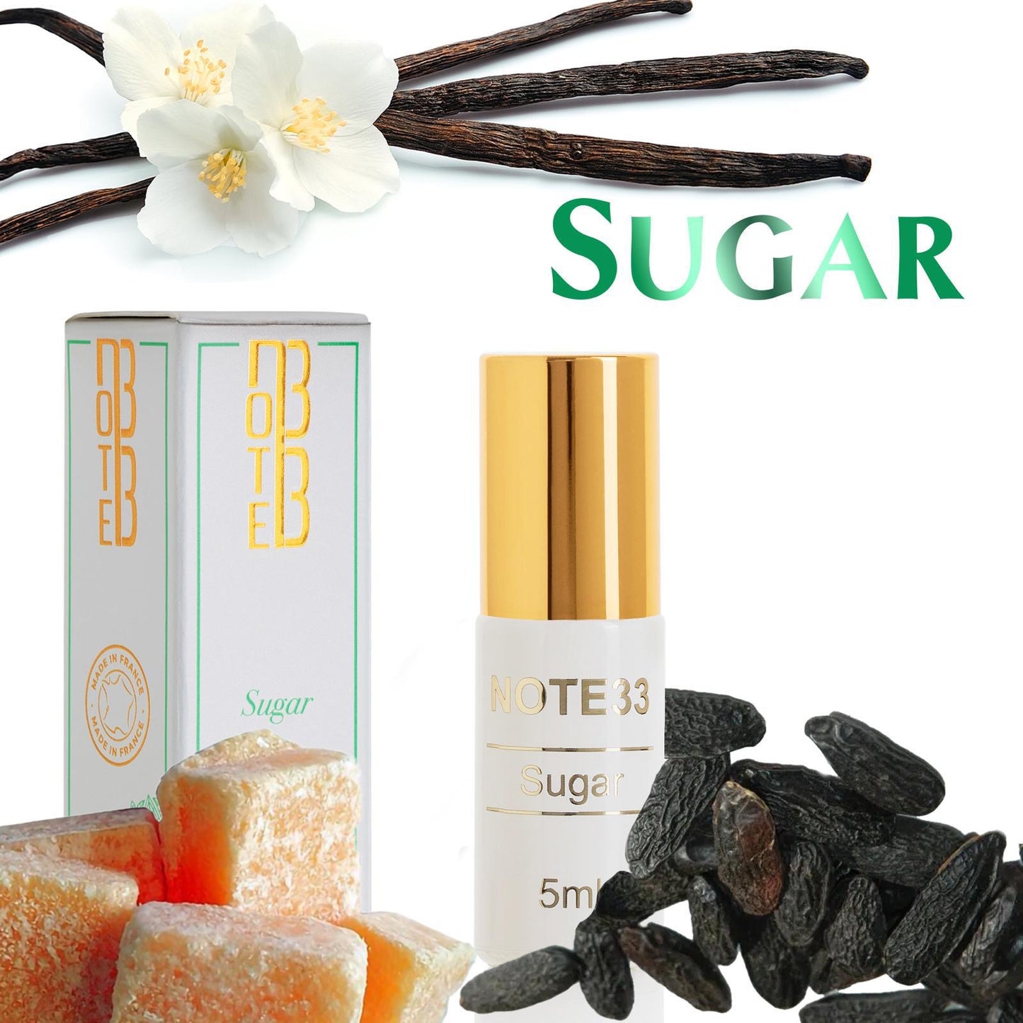Le Note 33 Musk olie roller - Sugar 5ML