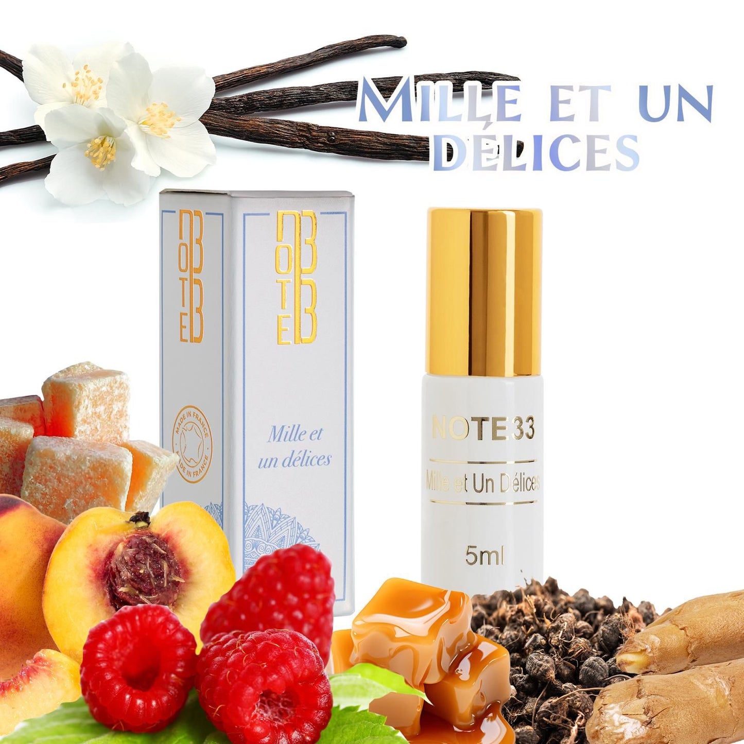 Le Note 33 musk olie roller - Mille & un Délices 5ML