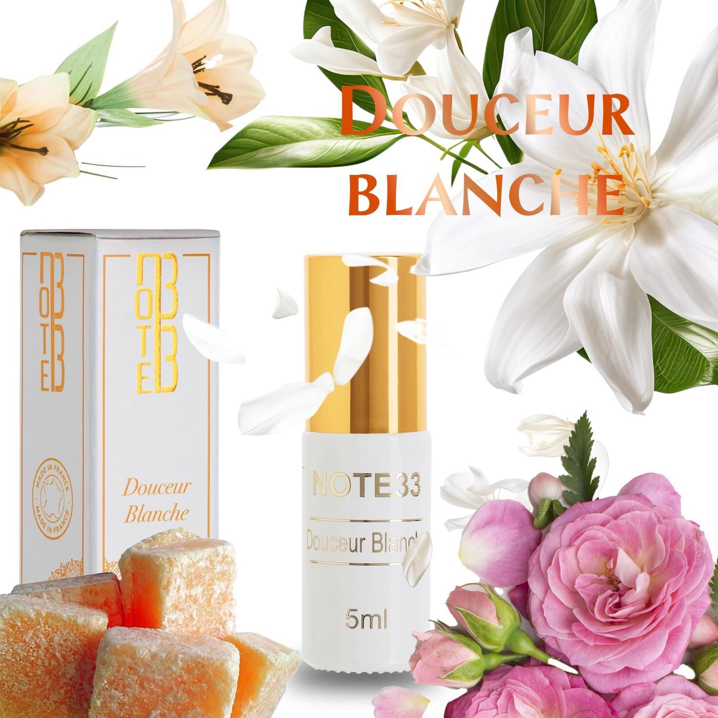 Le Note 33 Musk olie roller - Douceur blanche 5ML