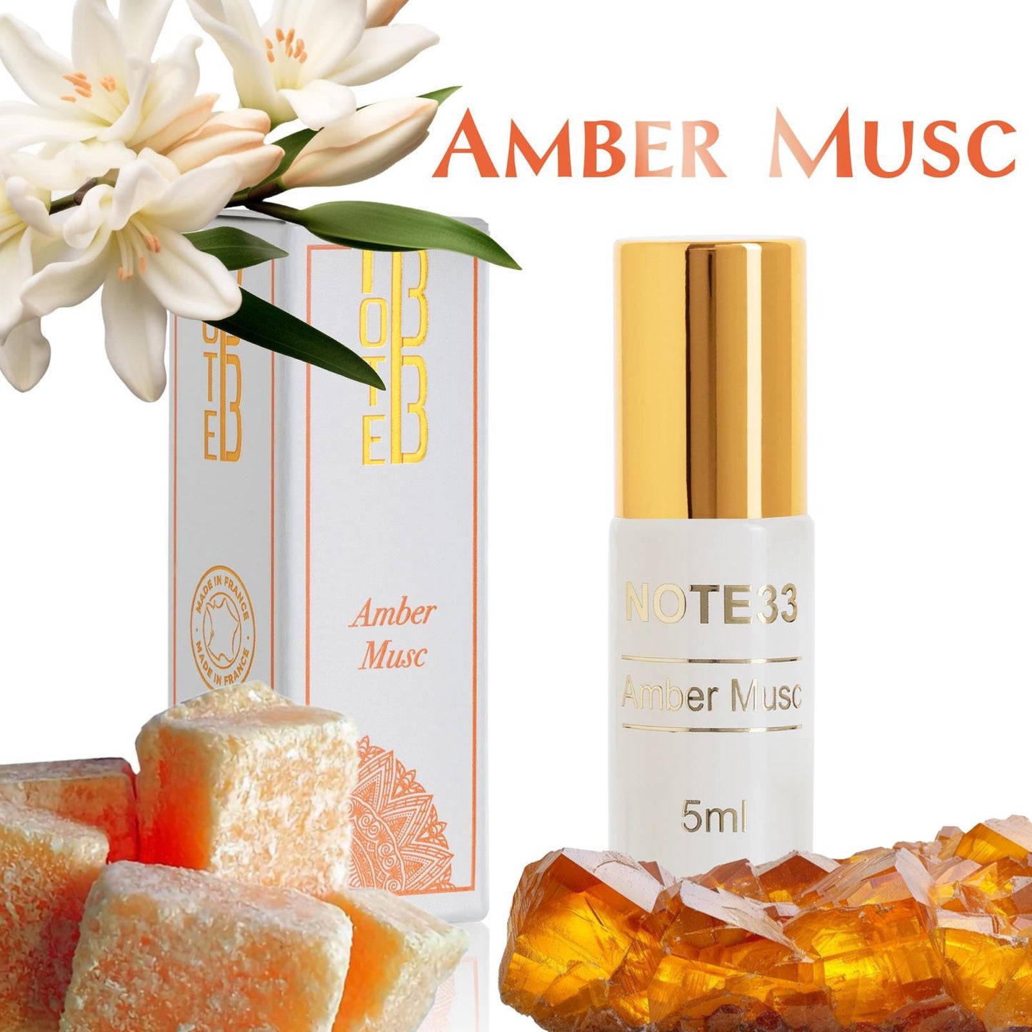Le Note 33 Musk olie roller - Amber musc 5ML