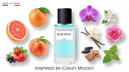 Blue Magic (inspiratie van Arabian Oud Crazy Moody) Eau De Parfum (50ml) Heren